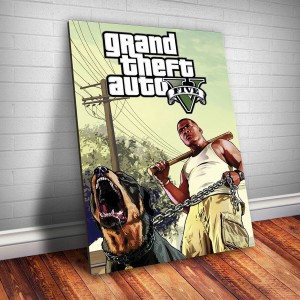 Placa Decorativa Gta Franklin